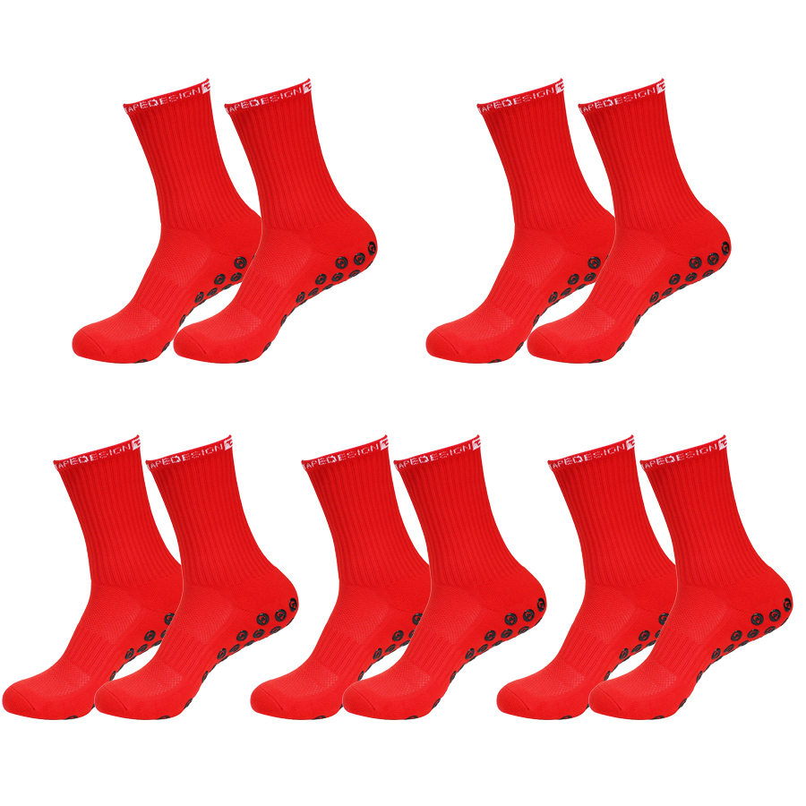 5 pares de meias de futebol an - Sock Garter Men avaliação e preço