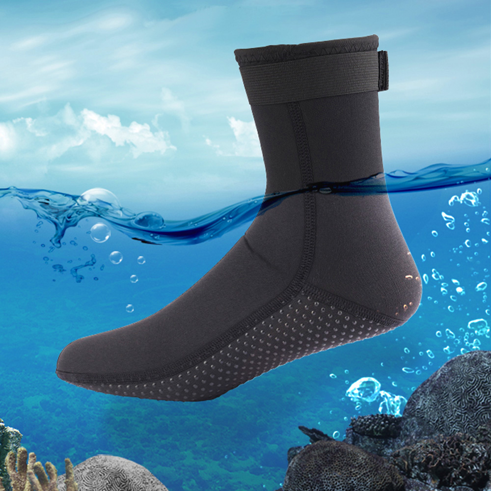 3mm & 5mm neoprene meias de me - Sock Garter Men avaliação e preço