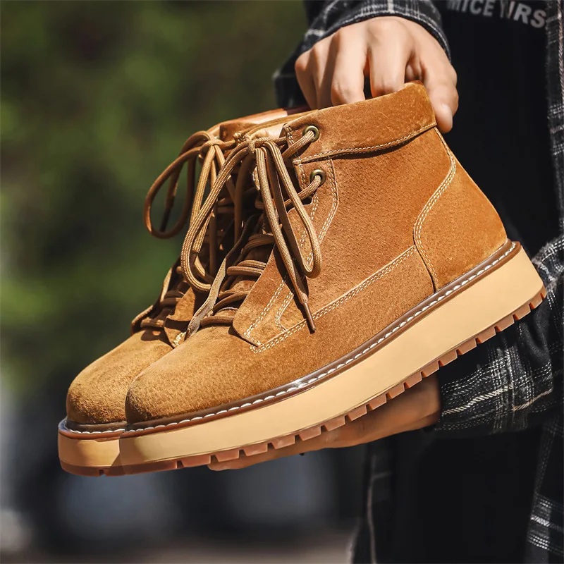 Novo outono inverno artesanal  - Men Formal Wear With Boots avaliação e preço